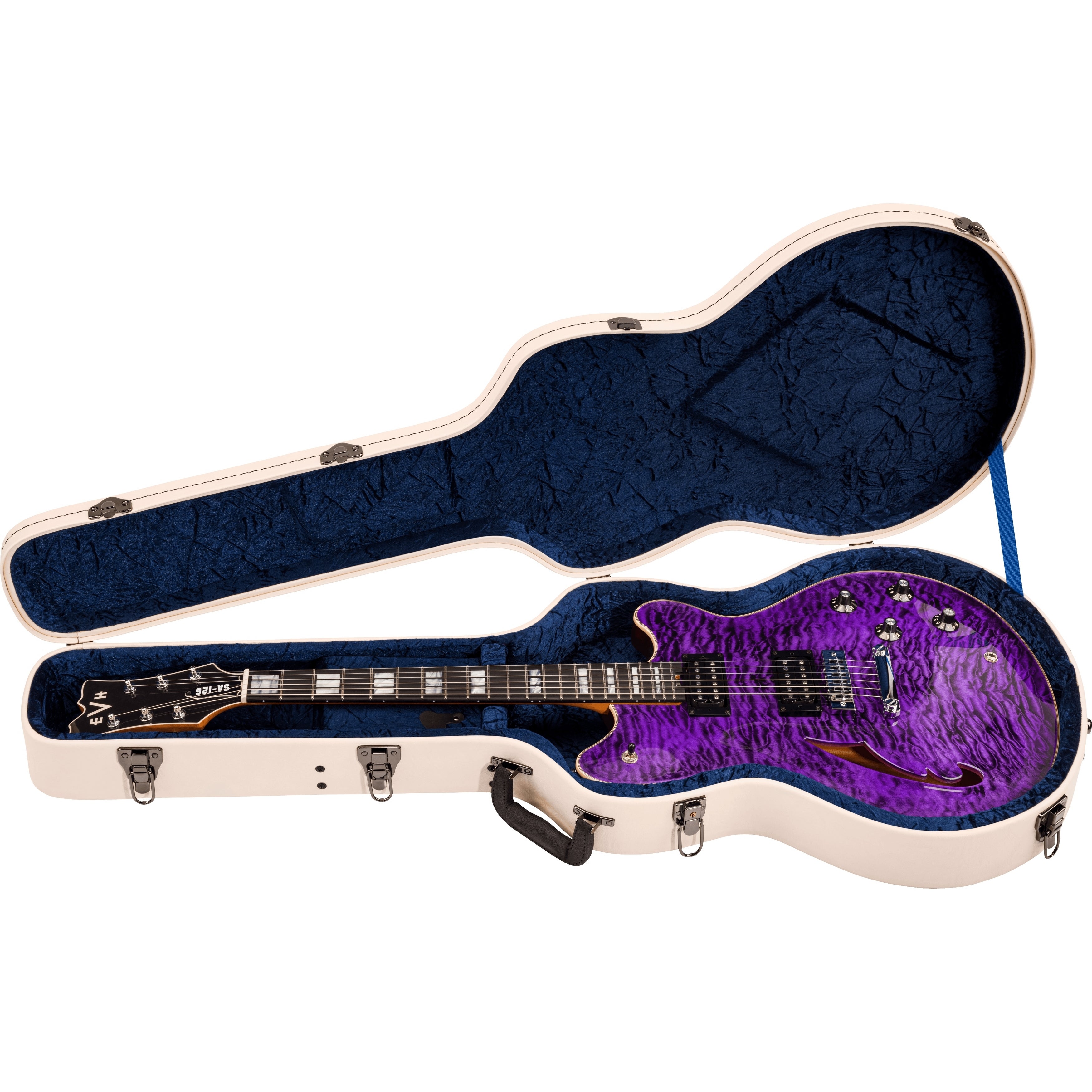 EVH SA-126 Special QM Electric Guitar - Transparent Purple – Chuck