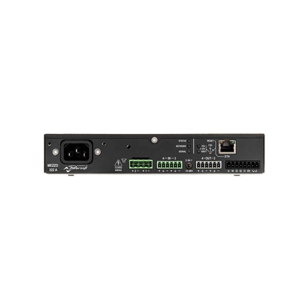 Powersoft Mezzo 322A 2-Channel Compact Install Power Amplifier - Mint, Open Box - Used - Like New