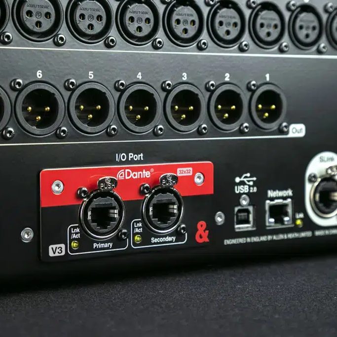 Allen & Heath 32x32 SQ Dante Card for SQ / AHM Series