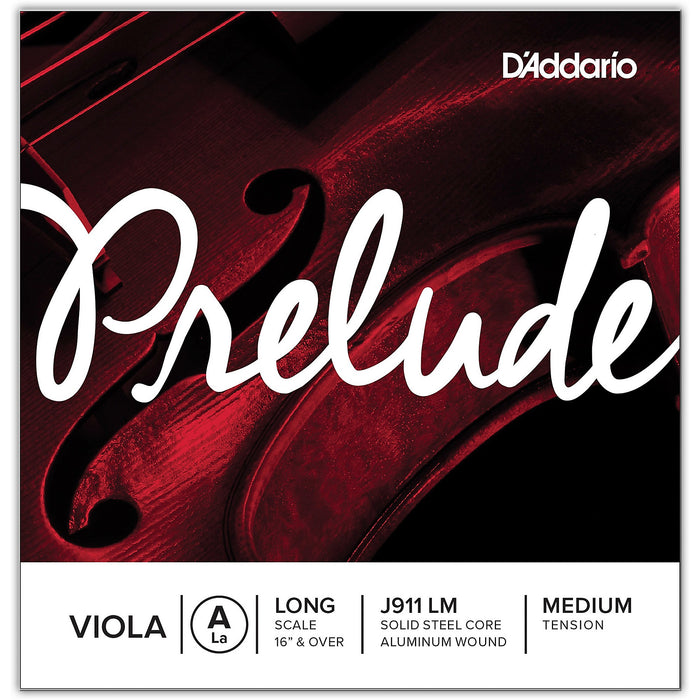D'Addario Prelude Viola Single A String - Long Scale J911LM
