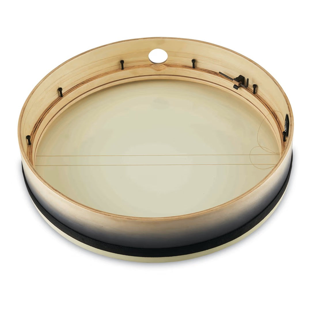 LP 16 x4-Inch Tunable Bendir Frame Drum - Black-to-Natural Fade