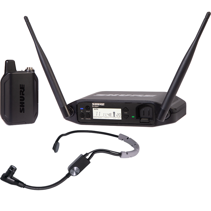 Shure GLXD14+/SM35 Digital Wireless System with SM35 Headset Microphone