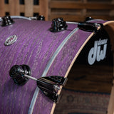 DW Collector's Oak 5-Piece Shell Pack with 22-Inch Kick - Lavender Satin Oil