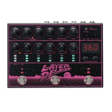 Ibanez LD303 Layer Delayer Multi Head Delay Effects Pedal