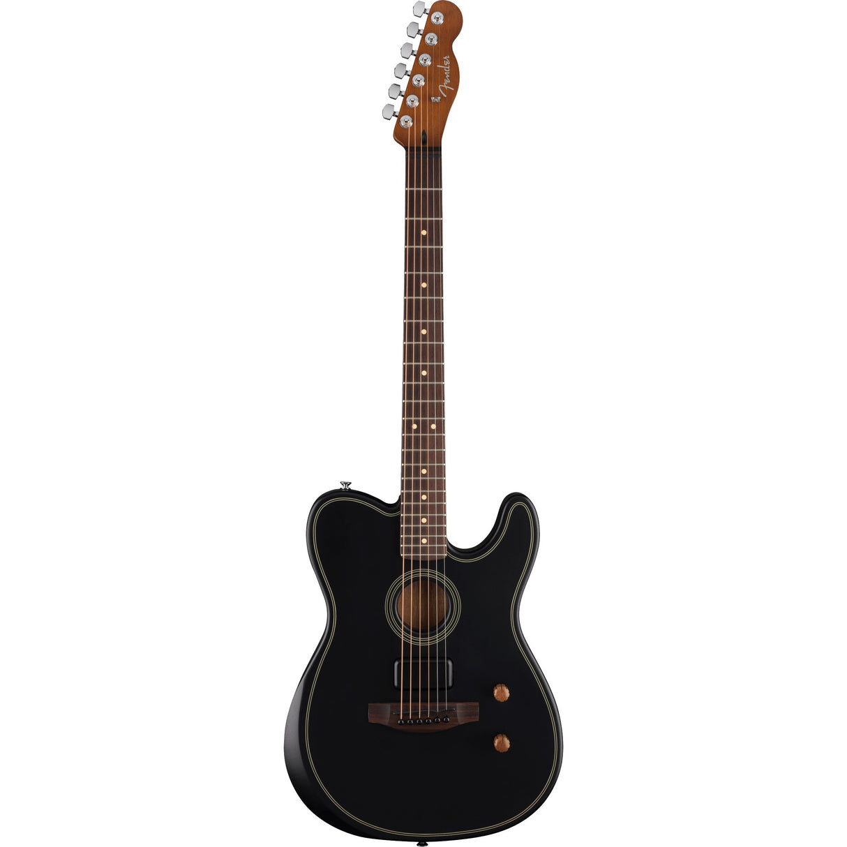 Fender Acoustasonic Standard Telecaster Acoustic Electric Guitar - Black