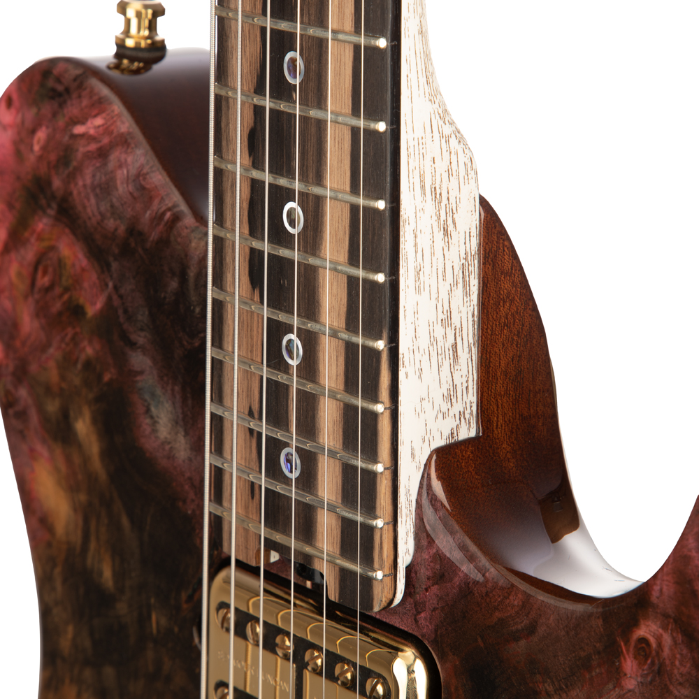 ESP Exhibition Limited Throbber CTM FL Electric Guitar - Natural Amorous Brown - New