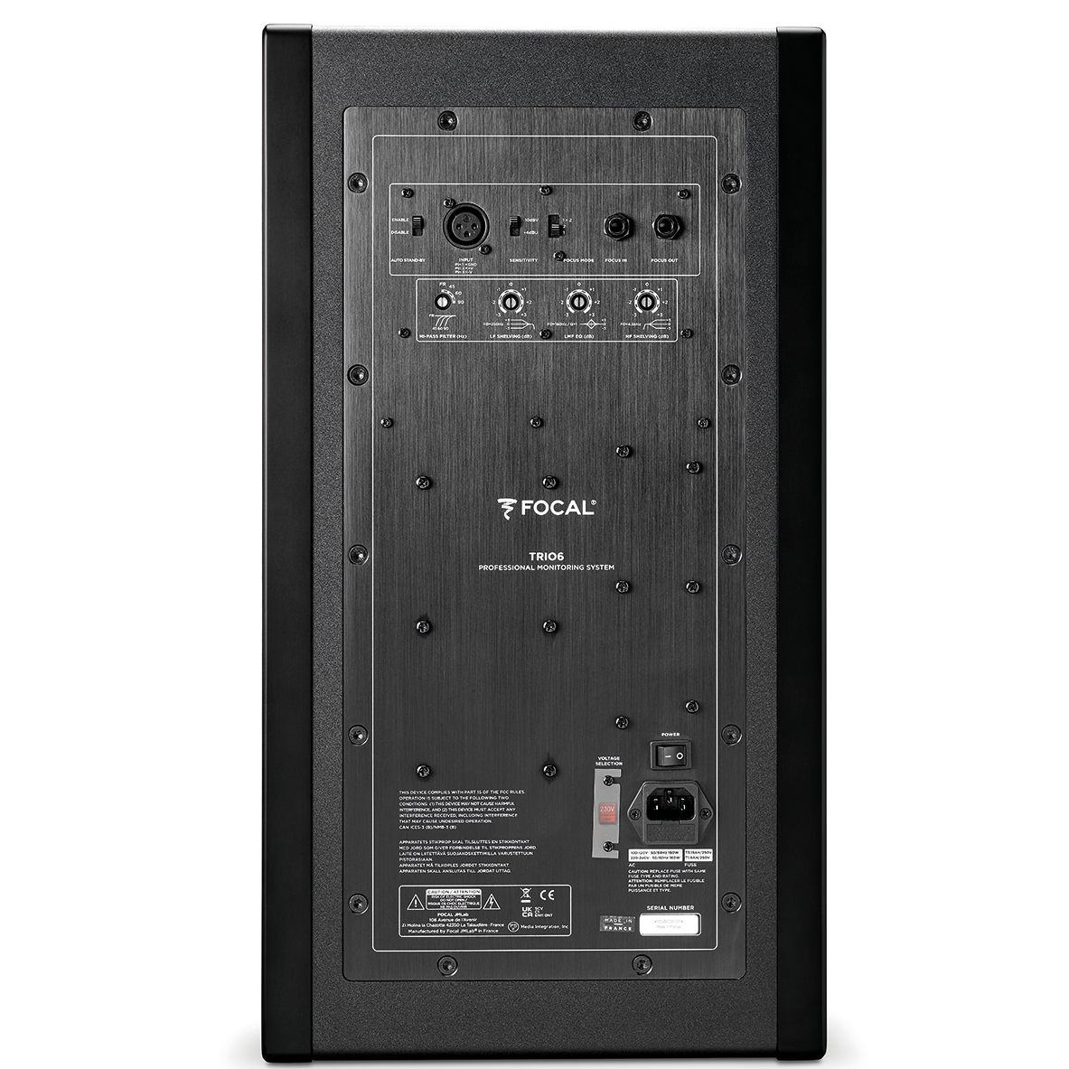 Focal Trio6ST Black 3-Way Active Monitor