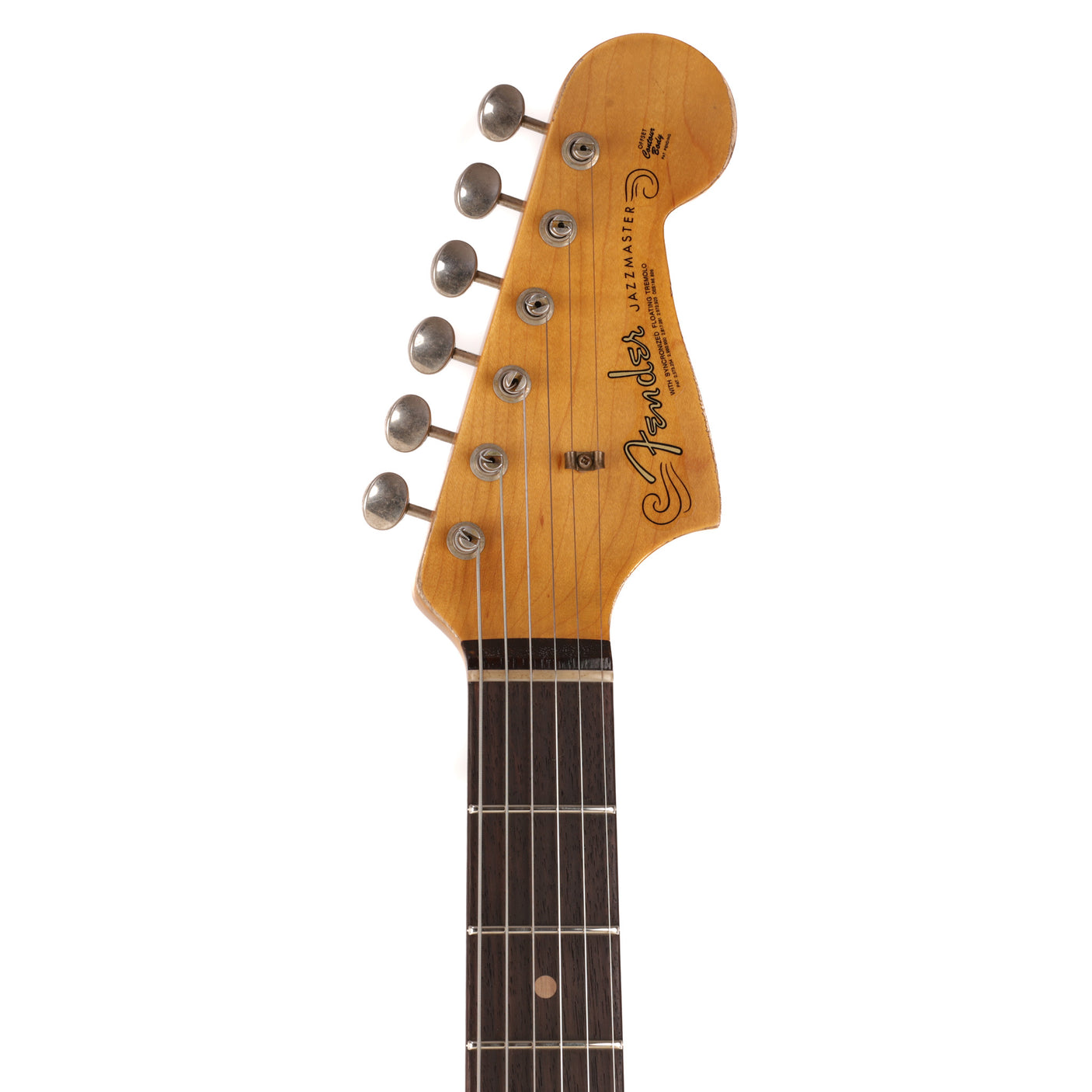 Fender Custom Shop 62 Jazzmaster Heavy Relic Guitar - Aged Vintage White - CHUCKSCLUSIVE - #R120927