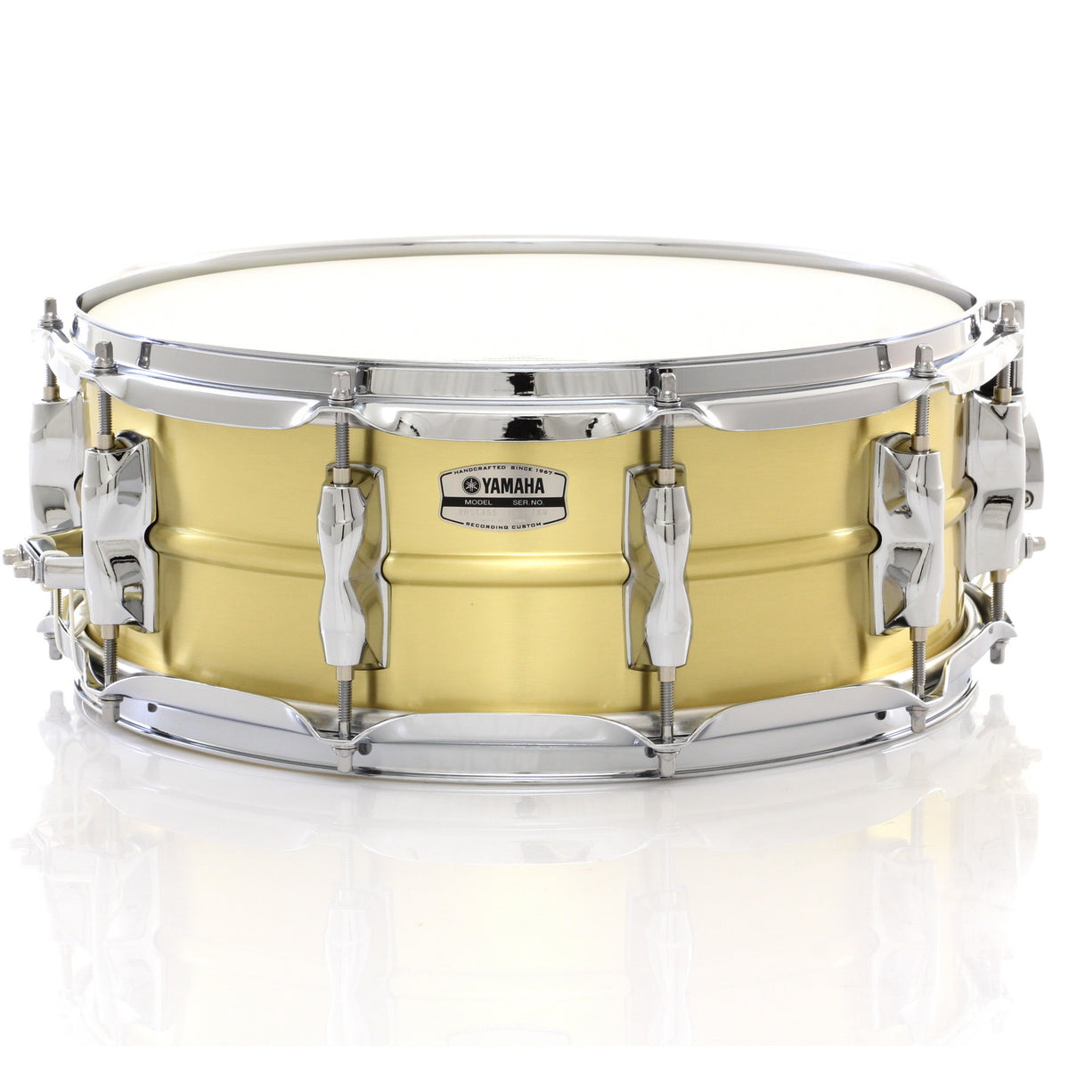 Yamaha 14 x 5.5-Inch Recording Custom Brass Snare Drum — Chuck 