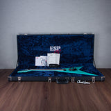 ESP USA V-II FR Electric Guitar - Midori Gold Sparkle - #US24235 - Mint, Open Box