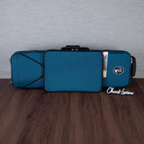 Marcus Bonna Case for Bass Clarinet (Low C) with Music Bag - Turquoise