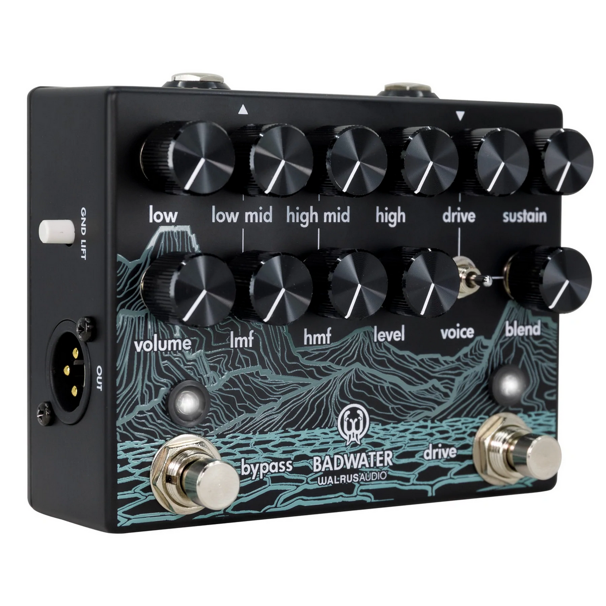 Walrus Audio Badwater Bass Pre-Amp D.I