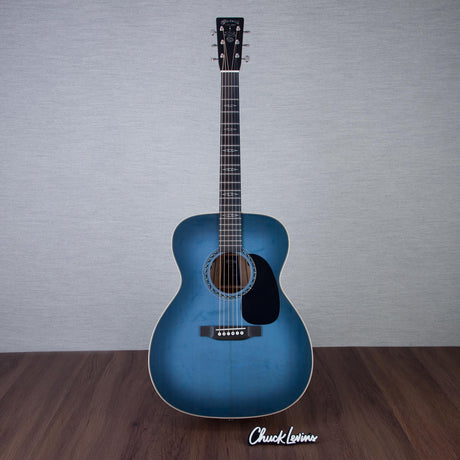 Martin Limited Edition CEO-11 M-14 Style Mahogany/European Spruce Fishman Aura VT Acoustic Electric Guitar - Horizons Blue Burst - #2929737