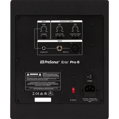 PreSonus Eris Pro 6 Active Coaxial 6.5-Inch Two-Way Studio Monitor