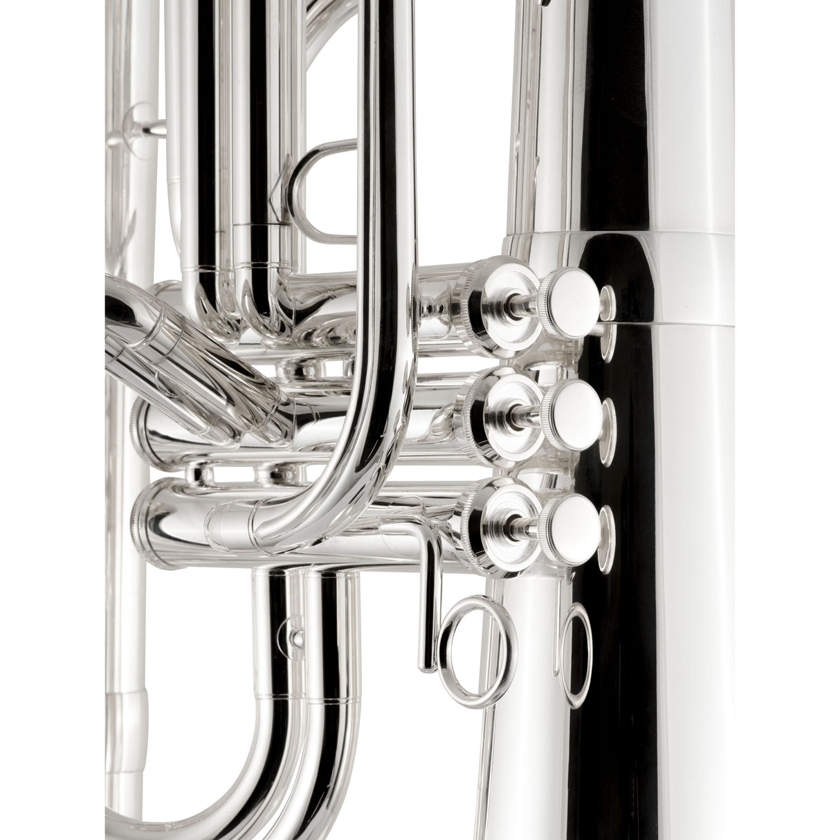 King KME411S Performance Marching Euphonium - Silver-Plated