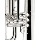 King KME411S Performance Marching Euphonium - Silver-Plated