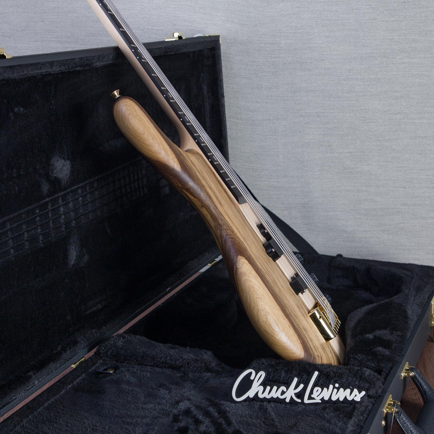Spector Euro 5 LT Solid Korina Wings 5-String Electric Bass Guitar - Natural Satin - CHUCKSCLUSIVE - #NB23461