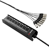 Gator GCWB-DS8X0-25 8-Channel Drop Snake with No Returns - 25-Feet