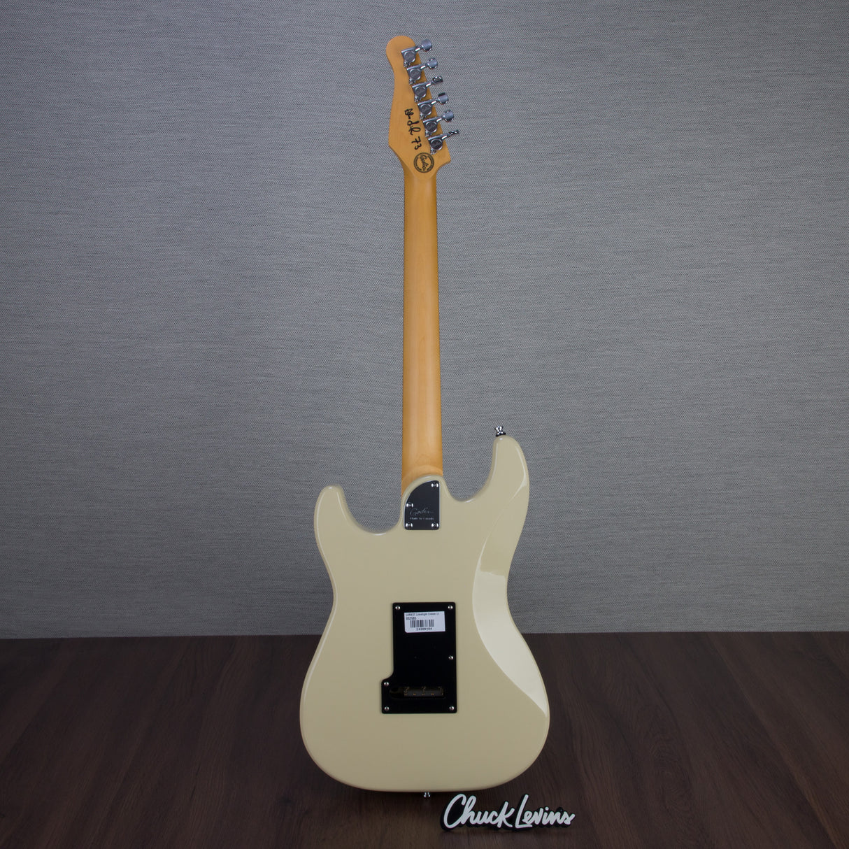 Lerxst Alex Lifeson Signature Electric Guitar with Floyd Rose - Limelight Cream - #24309104