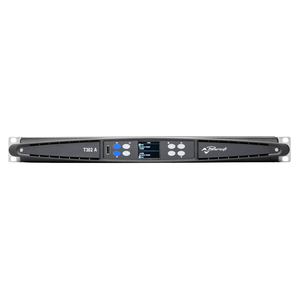 Powersoft Amps T302 A 3000-Watt 2-Channel Amplifier with DSP - Mint, Open Box - Used - Like New