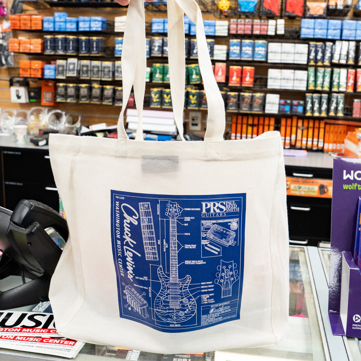 Chuck Levin's x PRS Guitars Limited Edition Tote Bag
