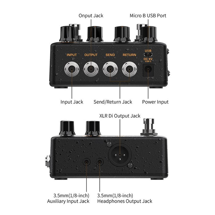 NUX Effects NAI-5 Optima Air Acoustic Guitar IR Pedal