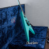 ESP USA V-II FR Electric Guitar - Midori Gold Sparkle - #US24235 - Mint, Open Box