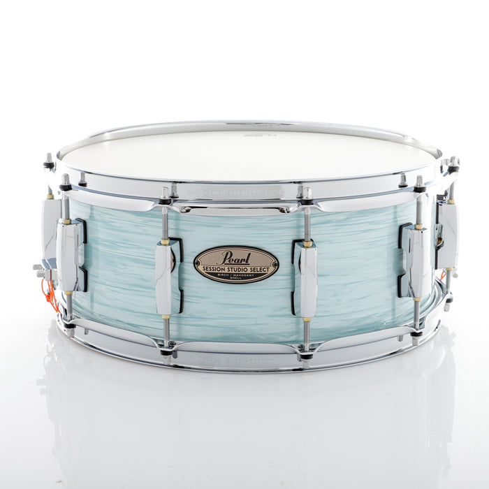 Pearl 14" x 5.5" Session Studio Select Snare Drum - Ice Blue Oyster - New,Ice Blue Oyster