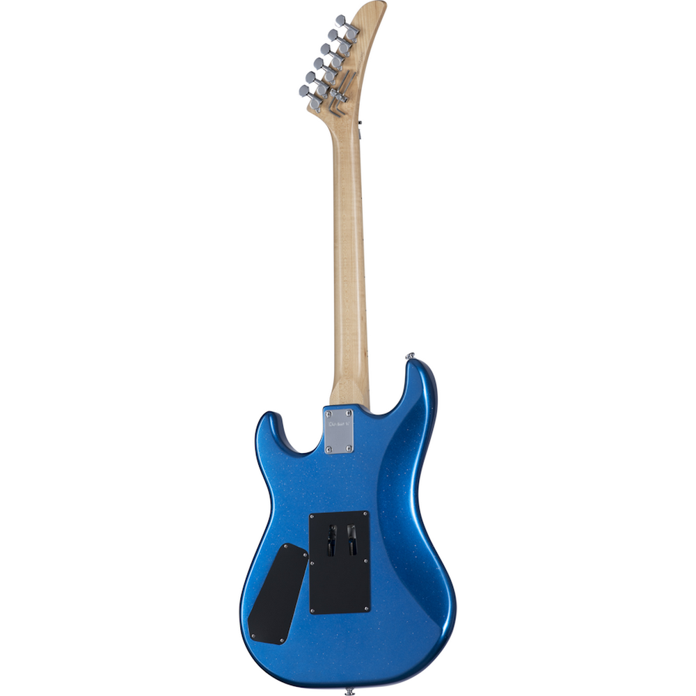 Kramer Custom Graphics Series Baretta Electric Guitar - White Lotus - New,Blue
