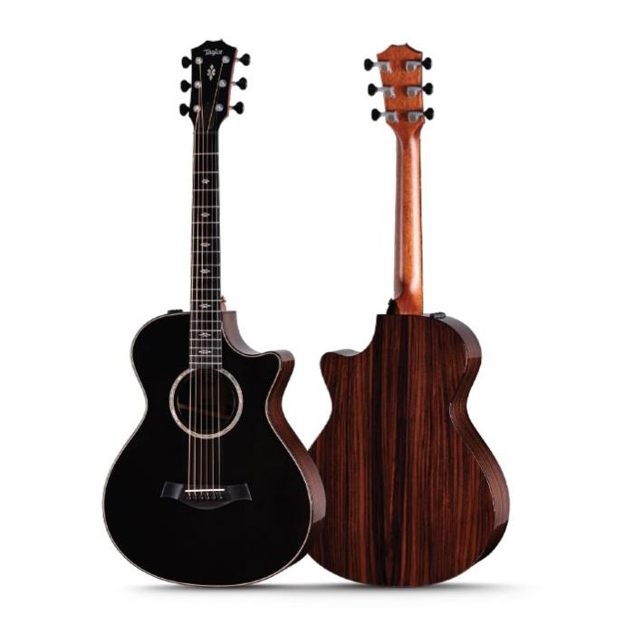 Taylor Limited Edition Custom GC 12-Fret Acoustic Electric Guitar - Black - #1209124020
