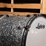 Ludwig USA Classic Maple CL Custom Mod 4-Piece Shell Pack - Black Pearl Wrap