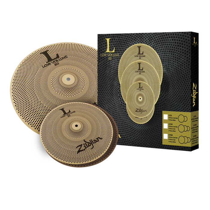Zildjian L80 Low Volume 13"/18" Cymbal Box Set