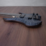 Legator Ghost Super Shred Multiscale 8-String Electric Guitar - Satin Black Flame - #IM25060482