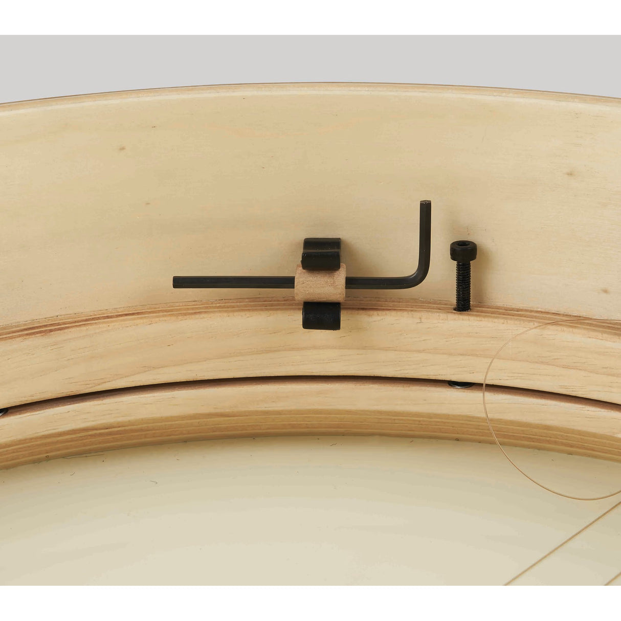 LP 14 x 4-Inch Tunable Bendir Frame Drum - Black-to-Natural Fade