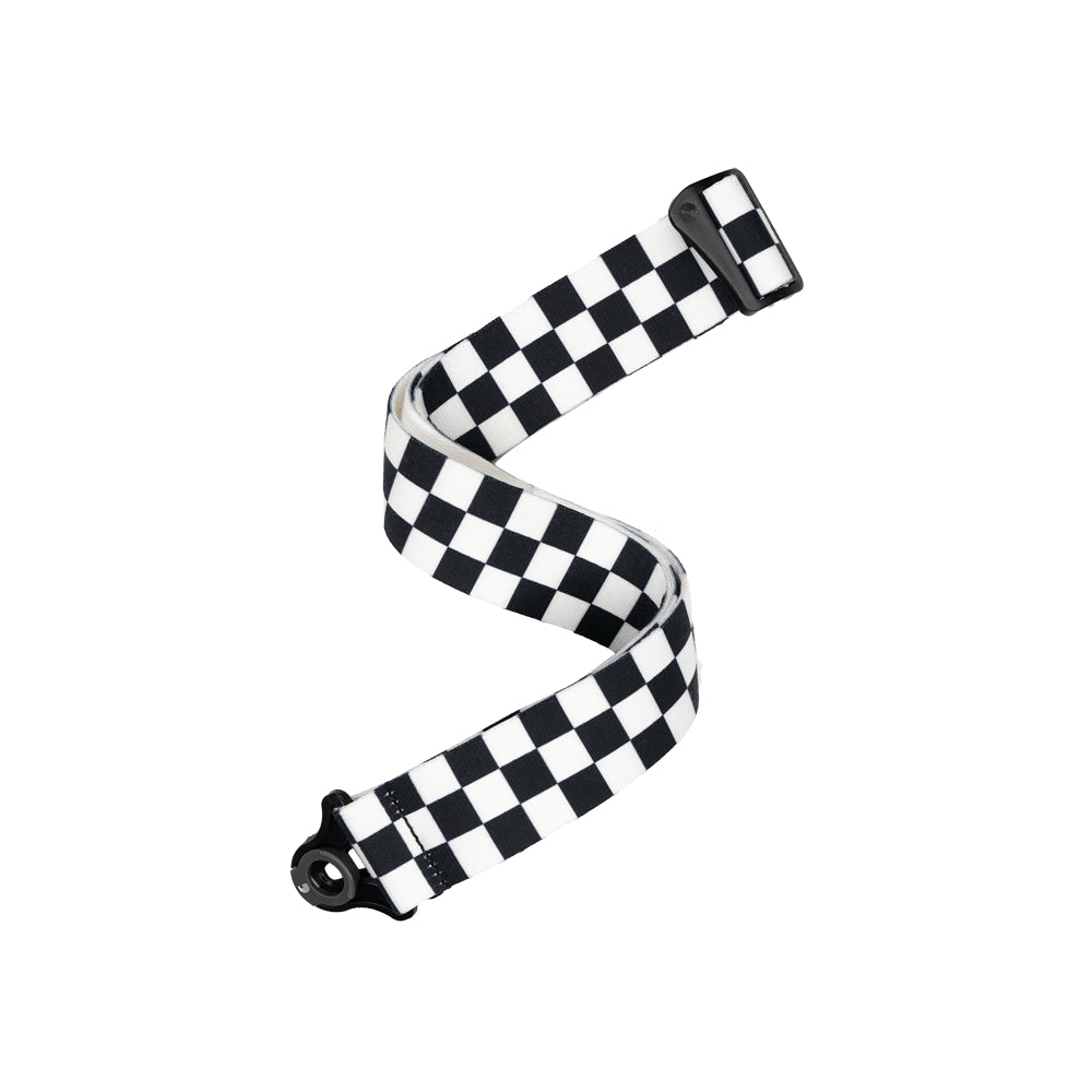 D'Addario 50BAL13 Auto Lock Guitar Straps - Checkboard
