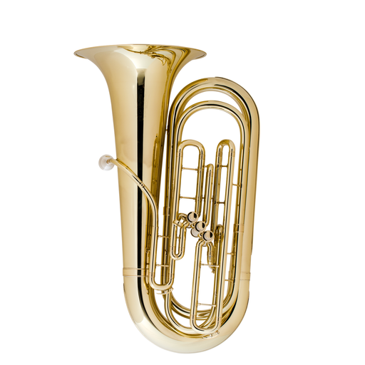 King 1135W BBb Tuba - Clear Lacquer