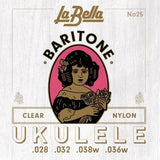 La Bella 25 Baritone Ukulele Strings
