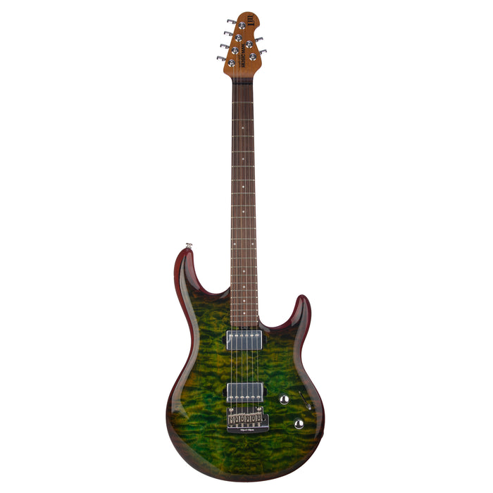 Music Man Steve Lukather Signature Luke III Electric Guitar - Lucsious Green, Quilt Maple Top - New