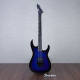 ESP USA M-1 DX FR Electric Guitar - Dark Blue Sunburst - #US24257 - Mint, Open Box
