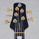 Spector Euro 5 LT Solid Korina Wings 5-String Electric Bass Guitar - Natural Satin - CHUCKSCLUSIVE - #NB23462
