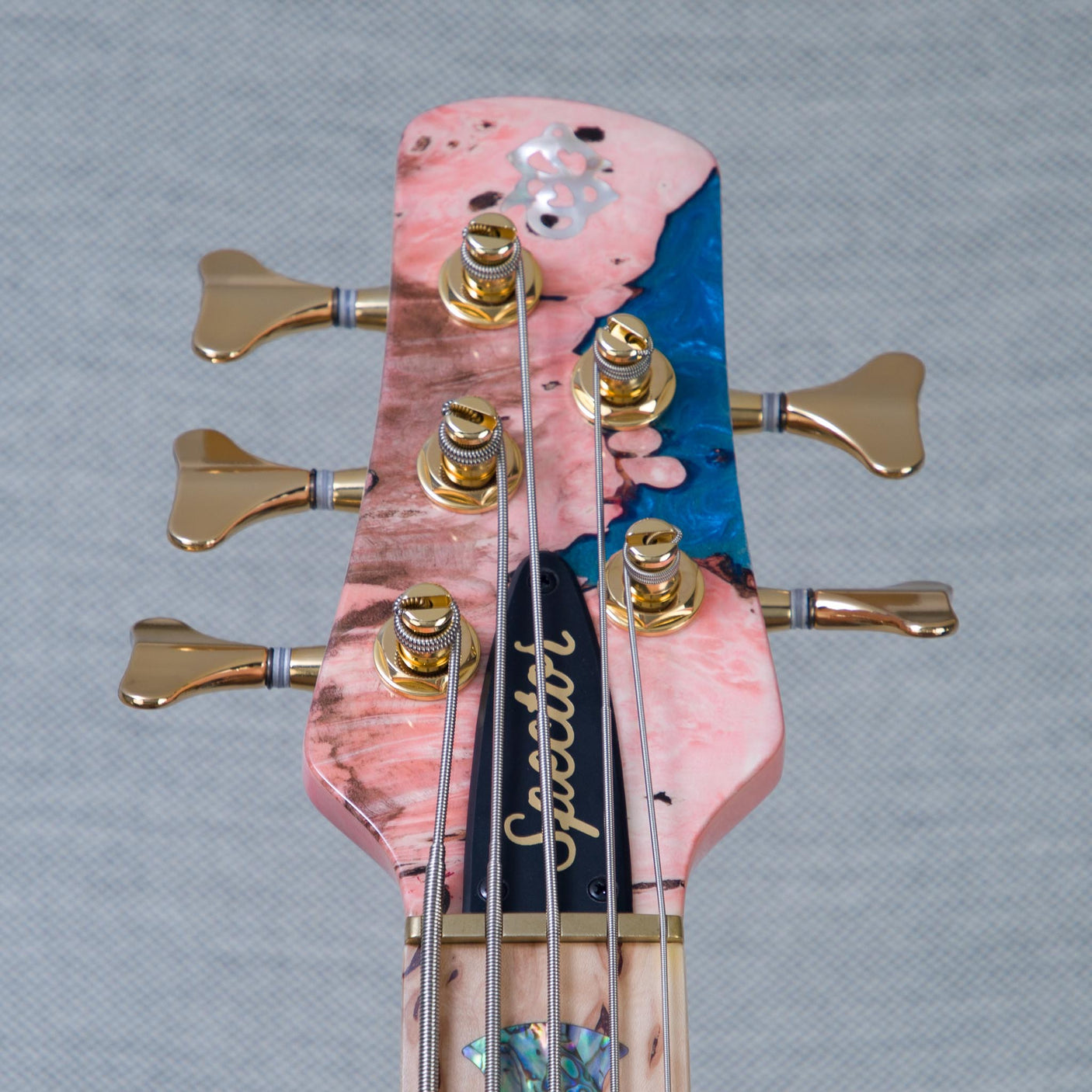 Spector USA Custom NS-5 5-String Electric Bass Guitar - Pinkish Hue - CHUCKSCLUSIVE - #2266