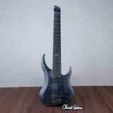 Legator Ghost Super Shred Multiscale 8-String Electric Guitar - Satin Black Flame - #IM25060226