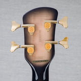 Spector Euro 4 Electric Bass Guitar - Natural Black Burst Gloss - CHUCKSCLUSIVE - #NB22935