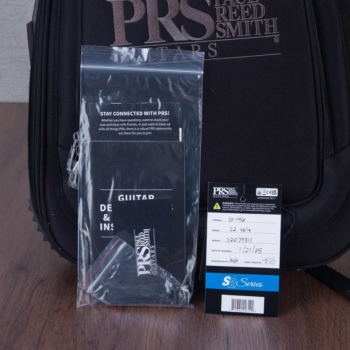 PRS S2 Vela Custom Color Electric Guitar - Space Blue - #25S2079311