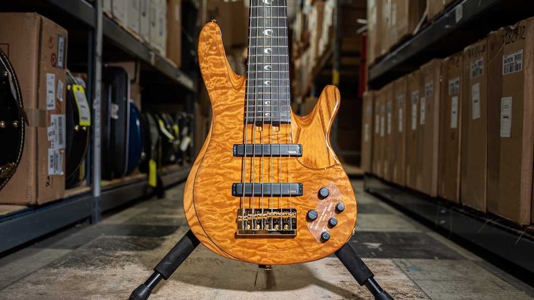 Yamaha John Patitucci Signature 6-String Bass Guitar - Amber - New