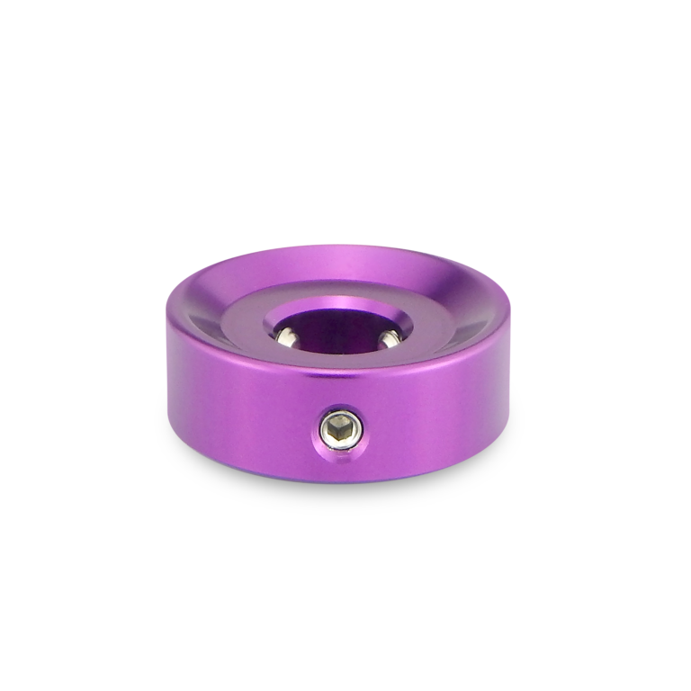Barefoot Buttons V1 Standard Footswitch Button, Purple - For Common 3PDT Switches