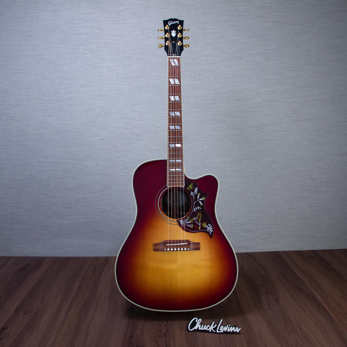 Gibson Hummingbird Standard Rosewood Acoustic Electric Guitar - Rosewood Burst - #21466081
