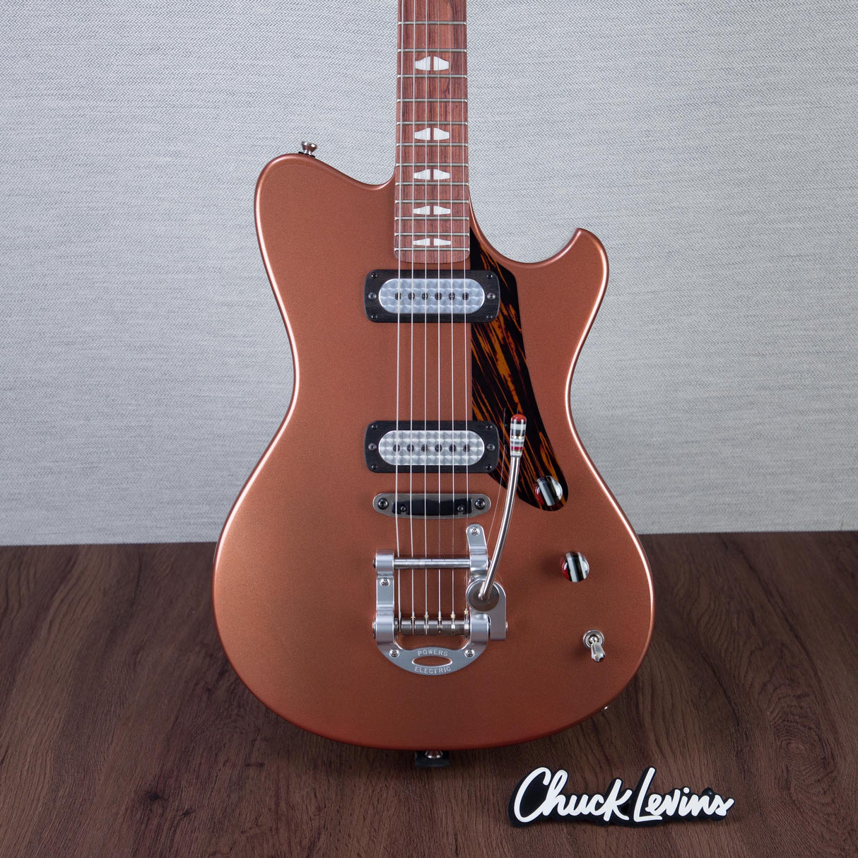 Powers Electric A-Type Select Maple Electric Guitar - Byzantine Gold - #B179