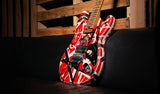 EVH Striped Series Frankie Relic Electric Guitar - Red with Black Stripes - New
