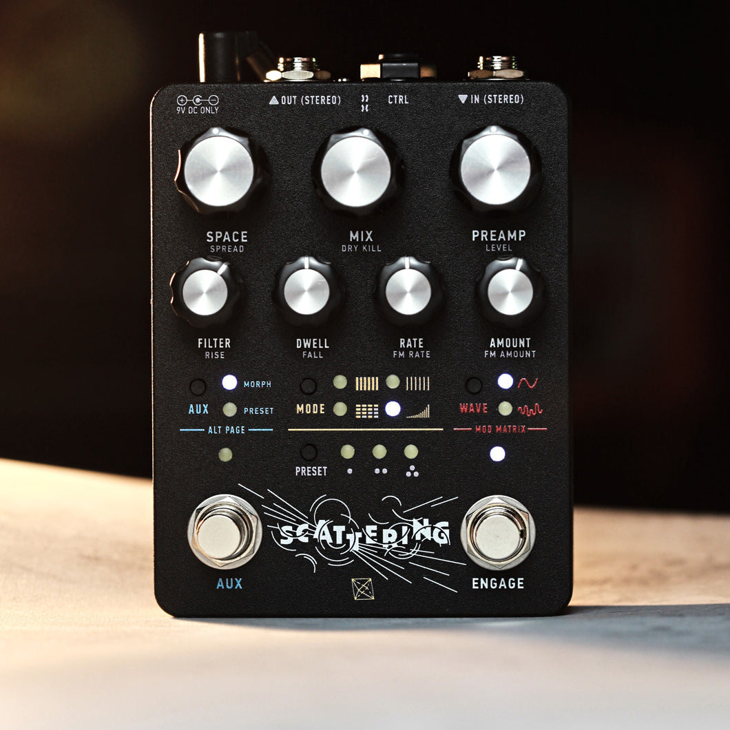 Electronic Audio Experiments Scattering Stereo Reverb Guitar Effects Pedal